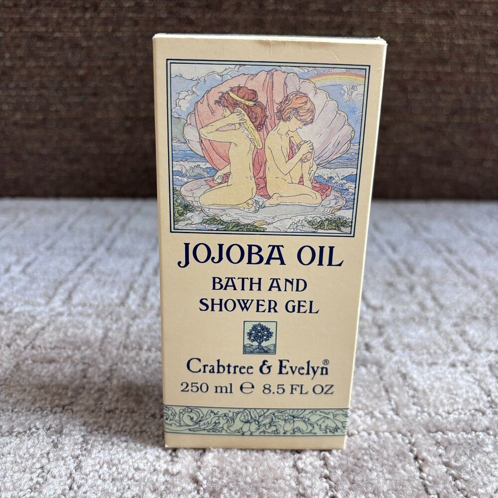 Crabtree And Evelyn Jojoba Oil Bath And Shower Gel 8.5 Fl. Oz Vintage NIB